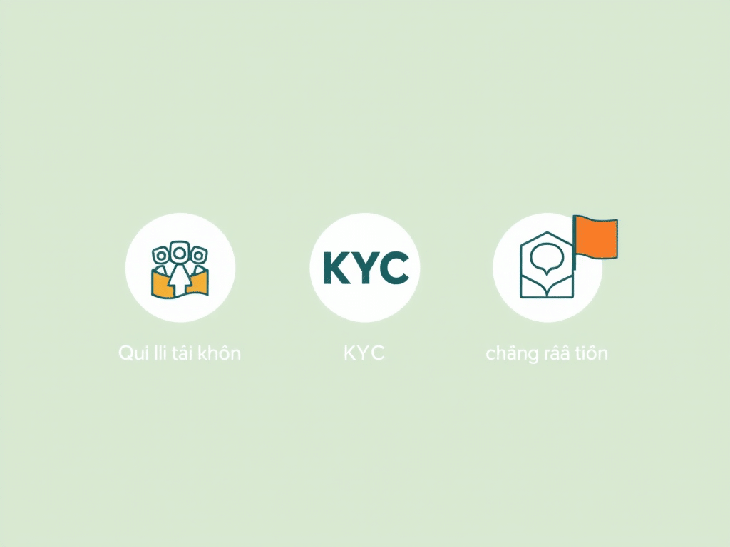 Hình minh họa: Quản lý tài khoản, KYC và chống rửa tiền