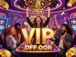 Nhóm hội viên VIP phấn khích nhận khuyến mãi Sunwin mới nhất 2026, tiền vàng rơi từ trên trong sòng bạc sang trọng với ánh sáng neon rực rỡ