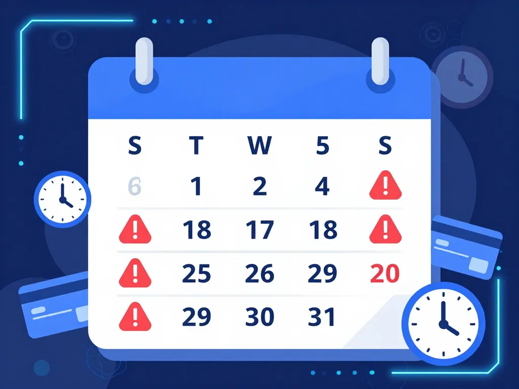 Lịch bảo trì danh sách ngân hàng hỗ trợ Sunwin 2026 với biểu tượng cảnh báo đỏ, đồng hồ và thẻ ngân hàng trên giao diện kỹ thuật số hiện đại